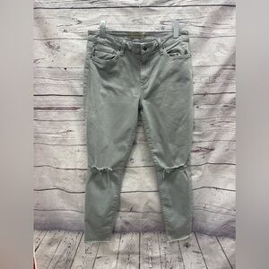 Joe’s Jeans Womens Grey Distressed Denim Jeans Size 31